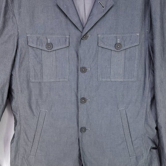 John Varvatos Sports Blazer Mens Large Gray - Picture 4 of 12